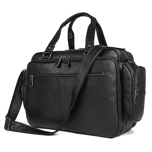 Briefcases: Men's Leather Laptop Bag – Stylish & Functional for Work & Travel