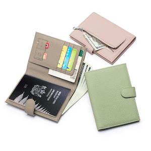 Leather Passport Wallet – RFID Travel Organiser