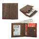 Vintage Crazy Horse Leather RFID Wallet | Compact & Secure