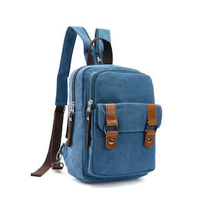Canvas Mini Backpack – Convertible Crossbody Sling Bag