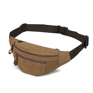 Canvas Bum Bag – Vintage Crossbody Waist Bag