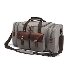 Canvas Bags: Canvas Travel Duffle Bag – Holdall for Weekend & Short Trips