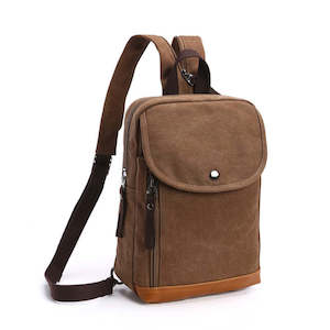 Canvas Small Sling Bag Crossbody Backpack