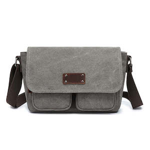 Vintage Canvas Flap Carossbody Bag – Shoulder Bag for Everyday Use