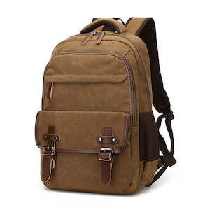 Canvas Bags: Canvas Laptop Backpack - Fits 14 Inch