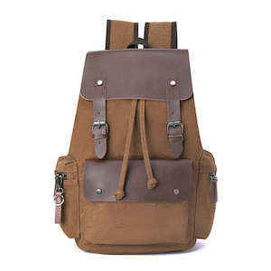 Mens Backpacks: Retro Vintage Canvas Backpack 26L