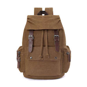 Casual Canvas Laptop Backpack 23L