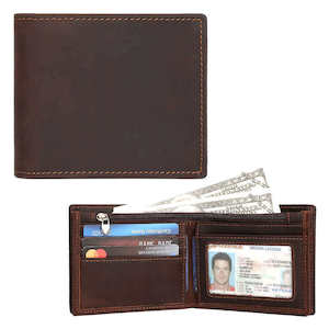 Men’s Crazy Horse Leather Wallet - Timeless Elegance