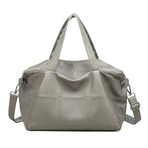 Tote Bags: Leather Tote Bag – Large Capacity Handbag with Crossbody Strap