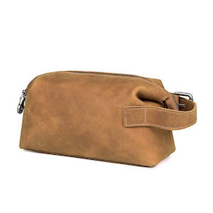 Travel Bags: Leather Toiletry Bag – Large Travel Wash Case