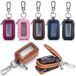 Leather Car Key Case - Stylish and Practical