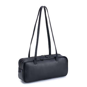 Elegant Leather Shoulder Pillow Bag