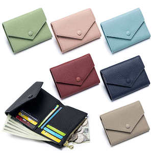 Sale: Women's Leather Trifold Envelope Wallet - Stylish & Functional