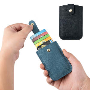 Slim Leather Card Holder – Stretch Wallet