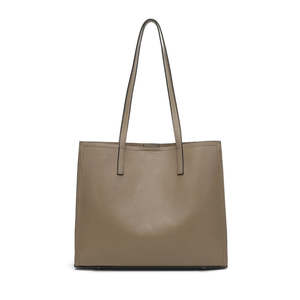 Tote Bags: Leather Tote Bag – Organised Multi-Compartment
