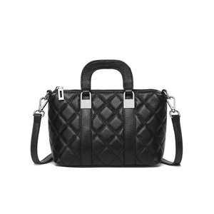 Womens Bags: Mini Leather Quilted Handbag – Shoulder & Crossbody
