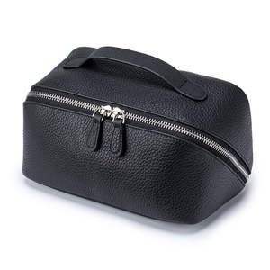 Leather Toiletry Bag – Travel Makeup & Cosmetic Organizer