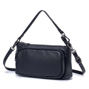 Womens Bags: Leather Small Crossbody Bag – Mini Handbag with Detachable Straps