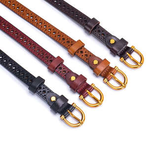 Perforated Leather Belt – Slim Everyday Style