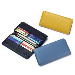 RFID Genuine Leather Long Wallet – Slim Classic Unisex Wallet