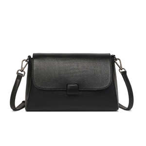 Womens Bags: Leather Flap Shoulder & Crossbody Bag