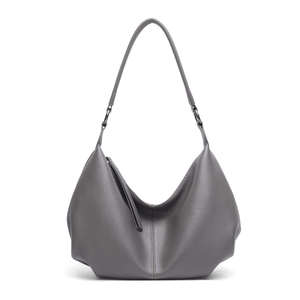 Leather Crescent Shoulder Bag – Soft Everyday Hobo Bag