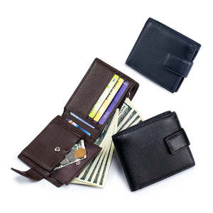Wallets: Leather Wallet with Coin Pocket – Men’s Bifold Wallet