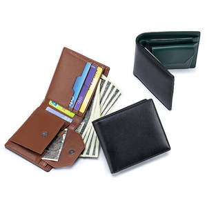 Leather Wallet with Coin Pocket – Bifold Wallet