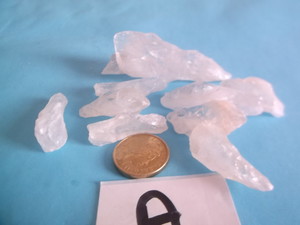 10 quartz points (a) - NZ Gems