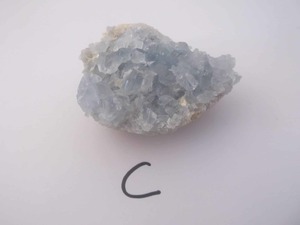 celestite cluster (c) - NZ Gems