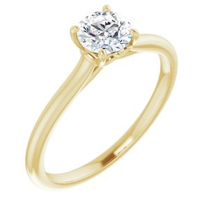 1/2ct Round Brilliant Lab Grown Diamond Solitaire Engagement Ring