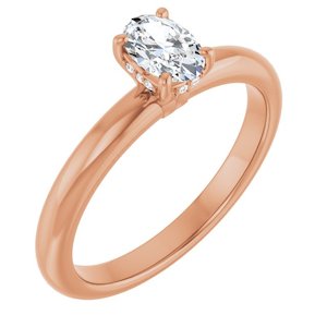 Moissanite Engagement Rings: Half Carat Oval Shape Lab Grown Diamond Halo Engagement Ring