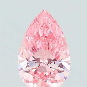 0.53ct Pear Lab Grown Diamond (Colour Fancy Intense Pink, Clarity VVS2, IGI Certified)