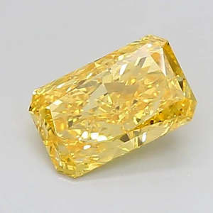 0.80ct Radiant Lab Grown Diamond (Colour Fancy Vivid Yellow, Clarity VVS2, IGI Certified)