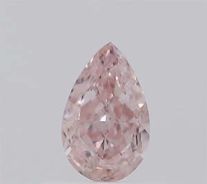 Nivoda Diamonds: 0.52ct Pear Natural Diamond (Colour Fancy Light Orangey Pink, Clarity VS2, GIA Certified)