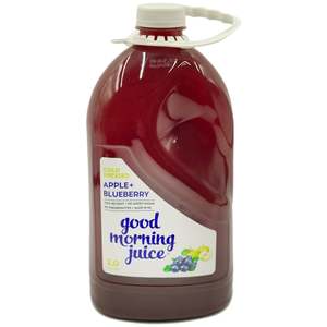 Products: Good Morning Juice - Apple + Blueberry (single Bottle)