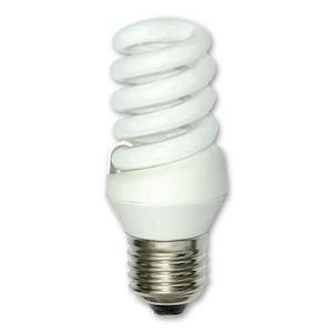 Spiral: E27 Spiral 240V 9W Warmwhite 10,000 Hour Life