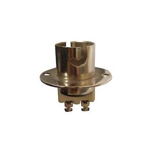 Lamp Holder: LAMP HOLDER: BA15D TYPE 257df WITH FLANGE TYPE