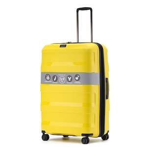 Products: Tosca 78cm Comet Yellow  luxury polypropylene hard side trolley luggage TCA200A