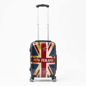 Nz Luggage Range: New Zealand Flag - Carry On NZ001C 53cm - Polycarbonate 4-Wheel Trolley Luggage NZ001C