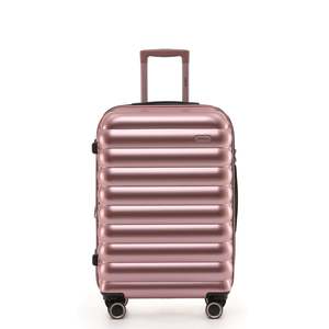 Clearance: Tosca Como Collection 67cm Polycarbonate trolley case TCA255B-Rose Gold