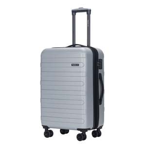 Clearance: Travel-Lite Rome Collection 68cm-H hard side Checked trolley case TL-68 Silver