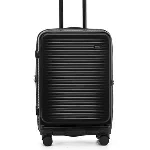 Premium: Tosca Zen Collection Top Lid Zipper opening Polycarbonate 65cm-H Trolley Case TCA225B-Black
