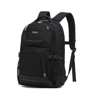 Tosca 48cm-H Black Deluxe Laptop Back Pack TCA939