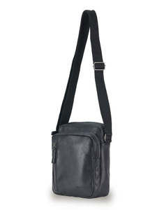 Cross Body Bags 1: Tosca Vegan leather Cross Body Shoulder bag VG015-Black