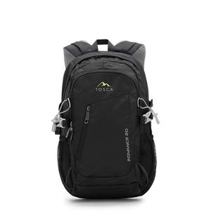 School Backpacks: Tosca 20L Deluxe light weight44cm-H back pack TCA944-Black