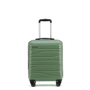 The Nz Luggage Company: New Zealand Luggage Company 55cm Franz Josef carry on trolley SS604C-Oil Green