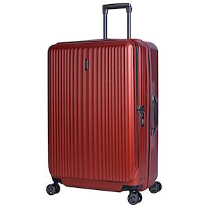 Eminent: Eminent 76cm (Antique Wine) Top lid Front Opening design Checked hard side Trolley case KK50A
