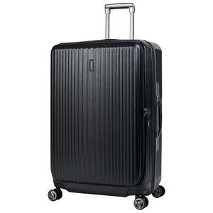 Eminent: Eminent 76cm (Black) Top Lid front Opening design Hard side-Makrolon Trolley case KK50A