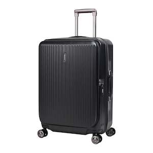 Eminent 67cm (Black) Top Lid Opening design Checked luxury Polycarbonate Trolley&hellip;